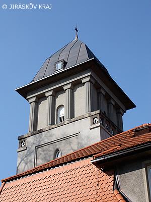 Detail zakončení zvonice